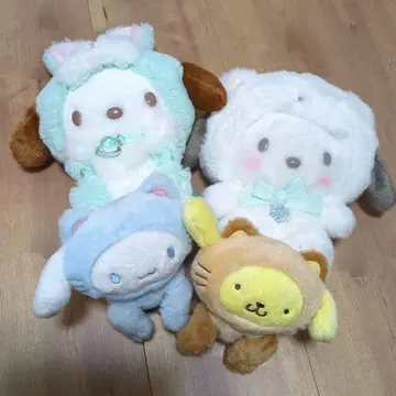 산리오 포차코 시나모롤 폼폼푸딩 봉제 인형 포근포근 스노우