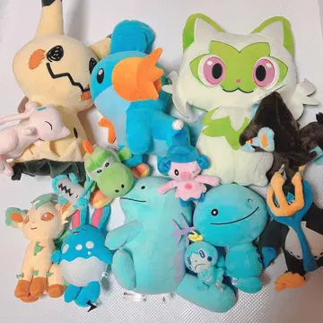 포켓몬 메챠모후굿도 호페피타 봉제 인형 우파 누오 마릴리