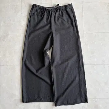 Theory 라이트삭소니 와이드 크롭 큐롯 M 차콜