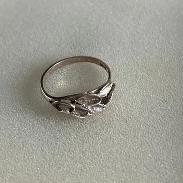 빈티지 SILVER 각인 반지