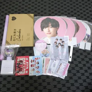 나니와단시 부채 응원봉 사진 포스터 달력 묶음 판매