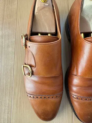 Crockett&Jones 바니스NY 별주 더블 몽크 라스트 317