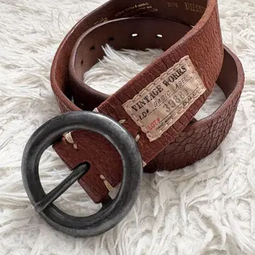 레어 모델 Vintage Works DH5570 29/74 가죽 벨트
