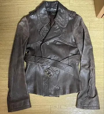 archive 헤이세이 기믹 leather 그런지 가죽 자켓 Y2K