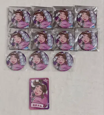 닌타마 란타로 가라오케의 철인 히라타키 야샤마루 캔뱃지 비주얼 카드