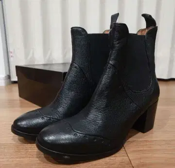 ITALY MADE PARK MANSION 사이드 고어 부츠 37 사이즈