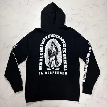 신일본 프로레슬링 엘 데스페라도 후드 맨투맨 블랙 XL