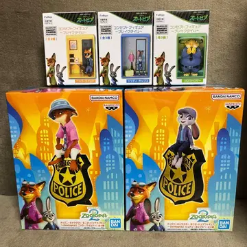 주토피아2 주디 닉 모니터 탑 피규어 브레이크 타임