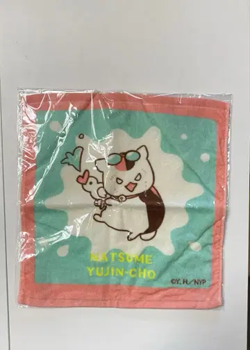 나츠메 우인장 카페 이마바리 타월 미개봉 새상품 냥코센세 한정품