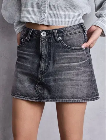 GYDA 빈티지 데님 스커트 라이크 숏팬츠