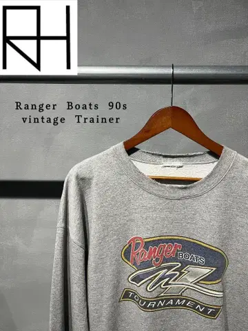 90s Ranger Boats 기업 로고 맨투맨 M1 토너먼트