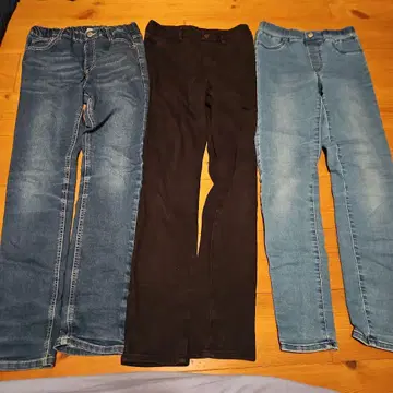 팬츠 3개 세트 데님