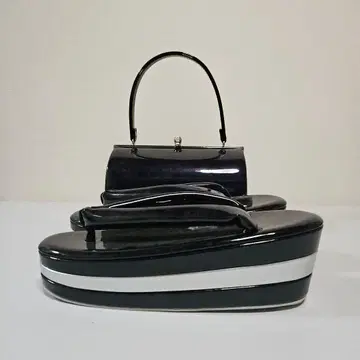 후리소데부터 모던계 기모노까지! 조리 백 세트 프리 사이즈