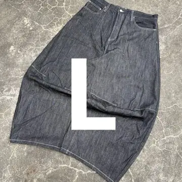 BELVET 플리츠 와이드 레그 배기 팬츠 GRAY