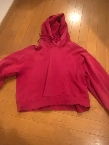 GU 핑크 후드 부착 후드티 XL 사이즈 셋업