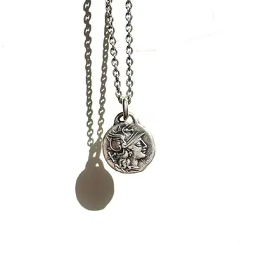 Silver 925 앤틱 코인 네크리스 빈티지