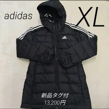 새상품 아디다스 여성용 다운 자켓 다운 파카 블랙 XL