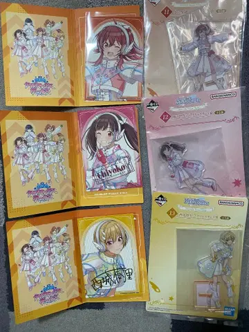 제일복권 샤니마스 아크릴 스탠드 파티 안내장