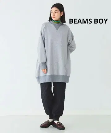 BEAMS BOY 빔즈 보이 프렌치 테리 크루넥 원피스
