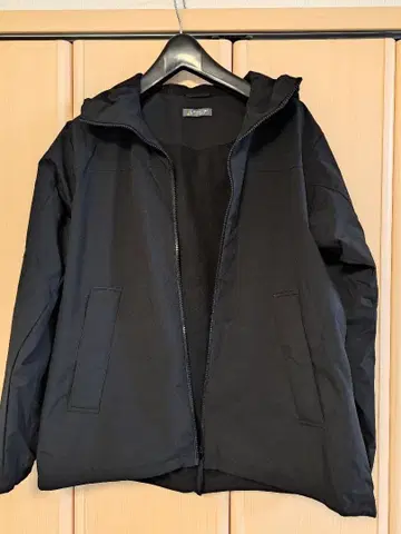 블랙 풀 집업 마운틴 파카