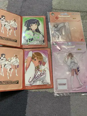 제일복권 샤니마스 아크릴 스탠드 파티 안내장