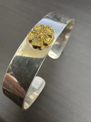 실버 925 로즈 인디언 평치기 뱅글