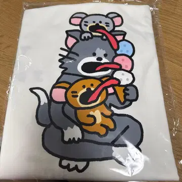 톰과 제리 해피 복권 B상 티셔츠 아이스크림