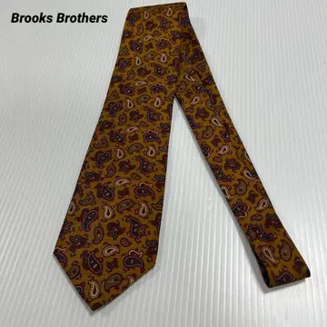 Brooks Brothers 페이즐리 무늬 넥타이 PURE SILK