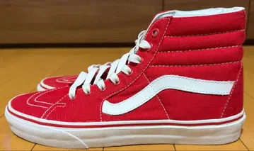 Vans 레드 하이컷 27cm