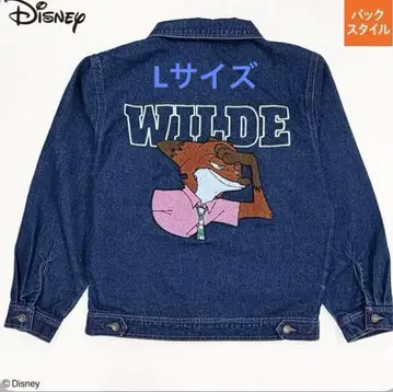아베일 주토피아 닉 사가라 자수 G 재킷 데님 디즈니