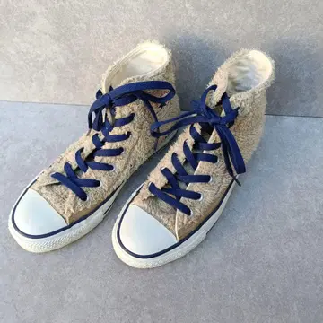 컨버스 퍼 소재 하이컷 스니커즈 23cm