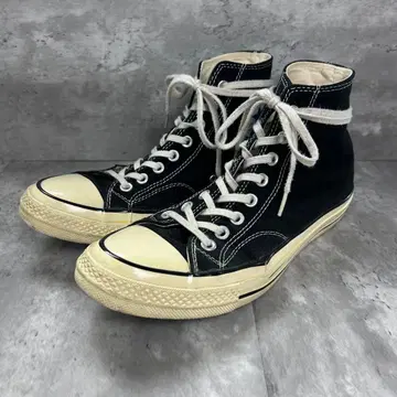 컨버스 척테일러 ct70 하이컷 스니커즈 블랙 27cm