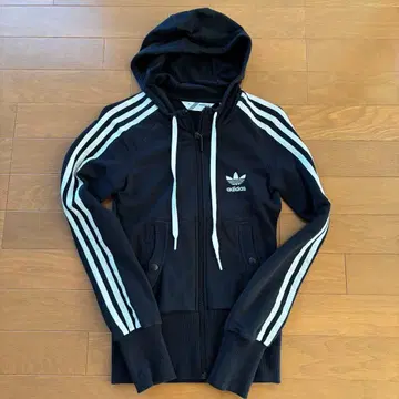 adidas 오리지널스 후드 부착 저지 XS 블랙