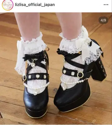 리즈리사 비쥬 펄 크로스 스트랩 펌프스