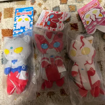 반다이 (3종) 울트라맨 고양이 중국 한정판 마스코트 봉제 인형