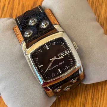 CABANE de ZUCCa 아날로그 손목시계 작동품