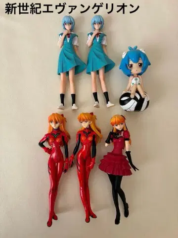 신세기 에반게리온 피규어 6체 세트
