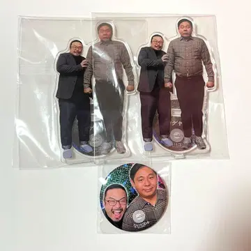 전일본 콘트 팬클럽 아크릴 스탠드 캔뱃지 카게야마