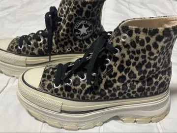 CONVERSE ALL STAR 레오파드 무늬 통굽 스니커즈