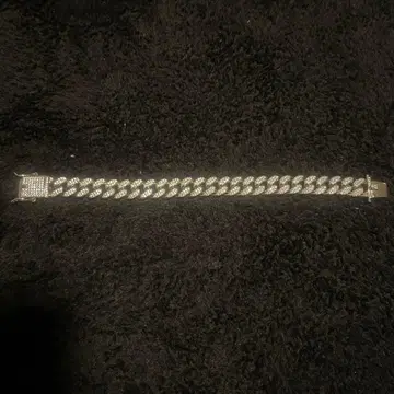 Glitter Iced Out Cuban Link Bracelet
