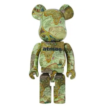 BE@RBRICK atmos AGED MAP 1000%