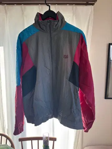 나일론 자켓 올림픽 USA 90's JCPENNEY 그레이