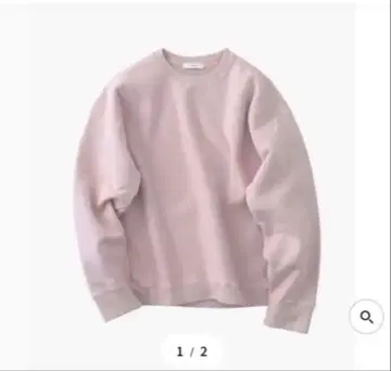 ATON 핑크 크루넥 맨투맨