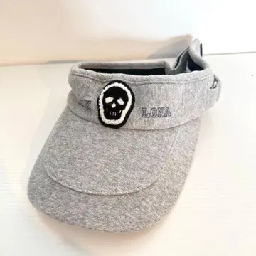 MARK&LONA 마크앤로나 스컬 자수 바이저 그레이 골프