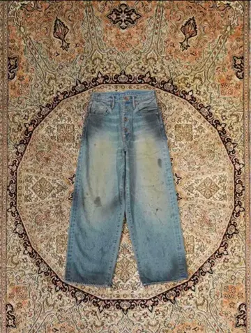 sugarhill OILED FADE DENIM PANTS 32inch