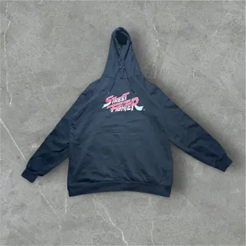 DIFUZED 스트리트 파이터 후드티 블랙 XXL