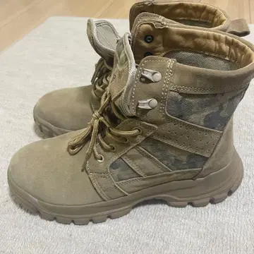 카모 패턴 워크 부츠 베이지 27.5