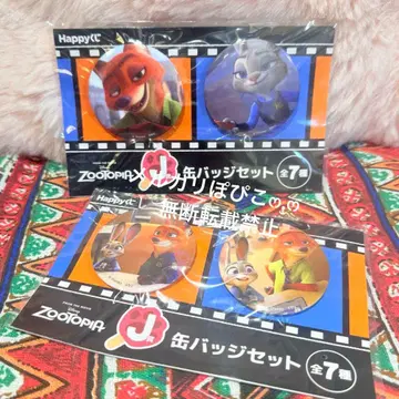 주토피아 캔뱃지 닉 주디