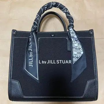 Link J 스카프 토트백 블랙