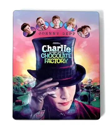 단종 수량 한정판 Blu-ray 찰리와 초콜릿 공장 스틸북